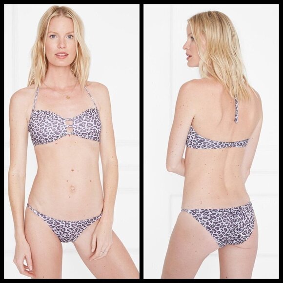 💕ANINE BING💕 Leo Bikini Set ~ Animal Print - Picture 1 of 13